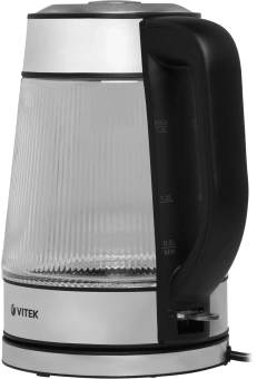 Чайник электрический Vitek VT-7017 1.8л. 2200Вт прозрачный корпус: стекло - цена, купить или заказать с доставкой в интернет-магазине Чайник электрический Vitek VT-7017 1.8л. 2200Вт прозрачный корпус: стекло - купить недорого с доставкой в интернет-магазине
