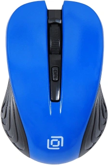 Мышь Оклик 545MW черный/синий оптическая 1600dpi беспров. USB для ноутбука 4but (368630) - купить недорого с доставкой в интернет-магазине