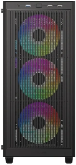 Корпус ID-Cooling Ware 300 черный без БП mATX 6x120mm 2xUSB2.0 1xUSB3.0 audio bott PSU - купить недорого с доставкой в интернет-магазине