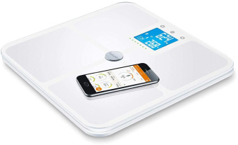 Весы напольные электронные Beurer BF950 макс.180кг белый - купить недорого с доставкой в интернет-магазине
