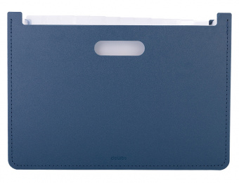Лоток вертикальный Deli 63951DK-BLUE для бумаг A4 темно-синий полипропилен - купить недорого с доставкой в интернет-магазине