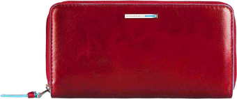 Кошелек женский Piquadro Blue Square PD3229B2R/R красный натур.кожа - купить недорого с доставкой в интернет-магазине
