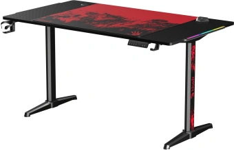 Стол игровой Bloody BD-TB301 электропривод столешница ЛДСП карбон каркас черный 140x80см - купить недорого с доставкой в интернет-магазине