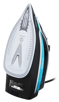 Утюг Hyundai H-SI01336 2800Вт черный/голубой - купить недорого с доставкой в интернет-магазине