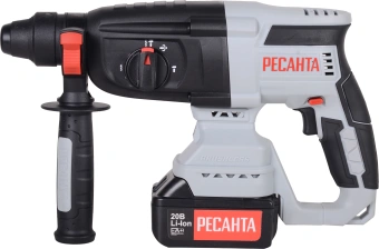 Перфоратор Ресанта АП-20Li/4 патрон:SDS-plus уд.:3.2Дж аккум. (кейс в комплекте) - купить недорого с доставкой в интернет-магазине