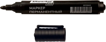 Маркер перманентный Silwerhof Eco пулевидный пиш. наконечник 1-3мм черный - купить недорого с доставкой в интернет-магазине