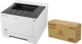 Принтер лазерный Kyocera Ecosys P2040DN bundle A4 (в комплекте: + картридж) - купить недорого с доставкой в интернет-магазине