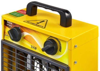 Тепловая пушка электрическая Ballu BHP-ME-3 3000Вт желтый/черный - купить недорого с доставкой в интернет-магазине