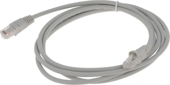Патч-корд Buro UTP-5E-2M-G-LSZH UTP cat.5E 2м серый RJ-45 (m)-RJ-45 (m) - купить недорого с доставкой в интернет-магазине