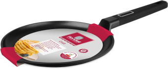 Сковорода блинная Rondell Craft RDA-1484 круглая 24см покрытие: TriTitan ручка несъемная (без крышки) черный - купить недорого с доставкой в интернет-магазине