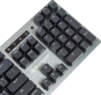 Клавиатура A4Tech Bloody B760 механическая серый USB for gamer LED (B760 GREY (BLACK SWITCH)) - купить недорого с доставкой в интернет-магазине