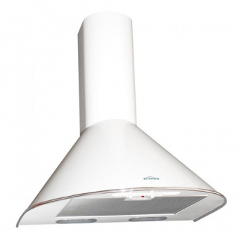 Вытяжка каминная Elikor Эпсилон 50П-430-П3Л белый/серебристый управление: ползунковое (1 мотор) - купить недорого с доставкой в интернет-магазине
