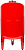 Бак расширительный Джилекс В 150 для системы отопления 150л. красный (7715)