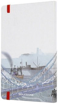 Блокнот Moleskine LIMITED EDITION I AM LONDON LEQP060IAMLO Large 130х210мм 240стр. слоновая кость страницы линейка твердая обложка белый - купить недорого с доставкой в интернет-магазине
