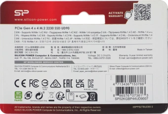 Накопитель SSD Silicon Power PCIe 4.0 x4 2TB SP02KGBP44UD9007 M-Series UD90 M.2 2230 - купить недорого с доставкой в интернет-магазине