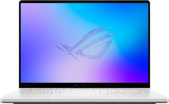 Ноутбук Asus ROG Zephyrus G16 GU606AP-TB081 Core Ultra 9 386H 32Gb SSD1Tb NVIDIA GeForce RTX 5070 8Gb 16" OLED 2.5K (2560x1600) без ОС white WiFi BT Cam Bag (90NR0PJ3-M003Y0) - купить недорого с доставкой в интернет-магазине