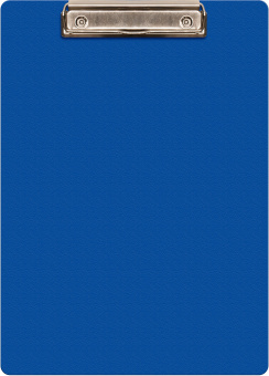 Папка-планшет Buro -PD6003/BLUE A4 пластик 1мм синий - купить недорого с доставкой в интернет-магазине