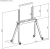 Подставка для телевизора Ultramounts UM312B черный 49"-75" макс.40кг напольный - купить недорого с доставкой в интернет-магазине