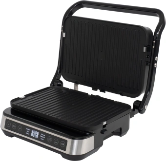 Электрогриль Hyundai HYG-5020 2000Вт серебристый/черный - купить недорого с доставкой в интернет-магазине