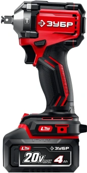 Гайковерт Зубр ГБУ-350-41 40Вт аккум. патрон:квад.3/4" - купить недорого с доставкой в интернет-магазине