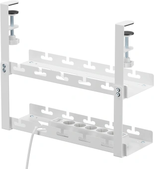 Кабель-канал Cactus CS-CM-400-2WT для столов 40x13.4x34.2см белый - цена, купить или заказать с доставкой в интернет-магазине Кабель-канал Cactus CS-CM-400-2WT для столов 40x13.4x34.2см белый - купить недорого с доставкой в интернет-магазине