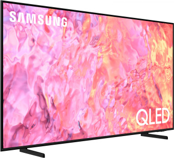 Телевизор QLED Samsung 75" QE75Q60CAUXRU Q черный 4K Ultra HD 60Hz DVB-T2 DVB-C DVB-S2 USB WiFi Smart TV (RUS) - купить недорого с доставкой в интернет-магазине