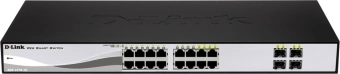 Коммутатор D-Link DGS-1210-16 DGS-1210-16/G2A (L2) 16x1Гбит/с 4xКомбо(1000BASE-T/SFP) настраиваемый - купить недорого с доставкой в интернет-магазине