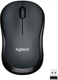 Мышь Logitech Silent M220 серый/черный оптическая (1000dpi) silent беспроводная USB2.0 (2but) - купить недорого с доставкой в интернет-магазине