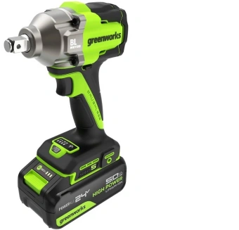 Гайковерт Greenworks IW5500 аккум. патрон:квад.1/2" (3805007CUG) - купить недорого с доставкой в интернет-магазине