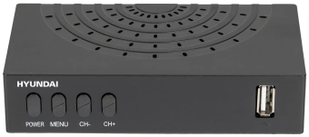 Ресивер DVB-T2 Hyundai H-DVB440 черный - купить недорого с доставкой в интернет-магазине