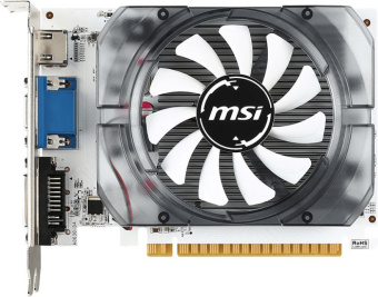 Видеокарта MSI PCI-E N730-2GD3V3 NVIDIA GeForce GT 730 2048Mb 64 GDDR3 902/1600 DVIx1 HDMIx1 CRTx1 HDCP Ret - купить недорого с доставкой в интернет-магазине