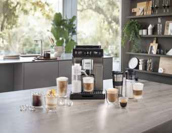 Кофемашина Delonghi ECAM450.86.T 1450Вт черный/серебристый - купить недорого с доставкой в интернет-магазине