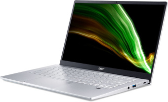 Ноутбук Acer Swift 3 SF314-43-R16V Ryzen 5 5500U 8Gb SSD512Gb AMD Radeon 14" IPS FHD (1920x1080) Eshell silver WiFi BT Cam (NX.AB1ER.018) - купить недорого с доставкой в интернет-магазине