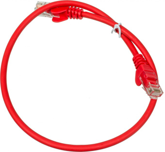 Патч-корд Lanmaster LAN-PC45/U5E-0.5-RD UTP RJ-45 вил.-вилка RJ-45 кат.5E 0.5м красный LSZH (уп.:1шт) - купить недорого с доставкой в интернет-магазине
