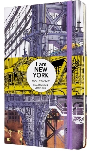 Блокнот Moleskine LIMITED EDITION I AM NEW YORK LEQP060IAMNY Large 130х210мм 240стр. слоновая кость страницы линейка твердая обложка белый - купить недорого с доставкой в интернет-магазине