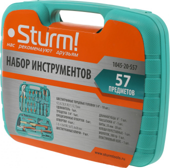 Набор инструментов Sturm! 1045-20-S57 57 предметов - купить недорого с доставкой в интернет-магазине