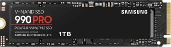 Накопитель SSD Samsung PCI-E 4.0 x4 1Tb MZ-V9P1T0BW 990 Pro M.2 2280 - цена, купить или заказать с доставкой в интернет-магазине Накопитель SSD Samsung PCI-E 4.0 x4 1Tb MZ-V9P1T0BW 990 Pro M.2 2280 - купить недорого с доставкой в интернет-магазине