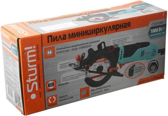 Циркулярная пила (дисковая) Sturm! CS5012MS 1000Вт (ручная) D диска.:125мм - купить недорого с доставкой в интернет-магазине
