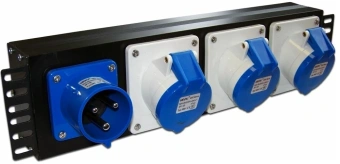 Блок распределения питания Lanmaster TWT-PDU-32AI9-1P гор.размещ. 3xIEC309 базовые 32A IEC 309 - купить недорого с доставкой в интернет-магазине