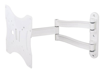 Кронштейн для телевизора Kromax TECHNO-3 белый 15"-40" макс.20кг настенный поворот и наклон - купить недорого с доставкой в интернет-магазине