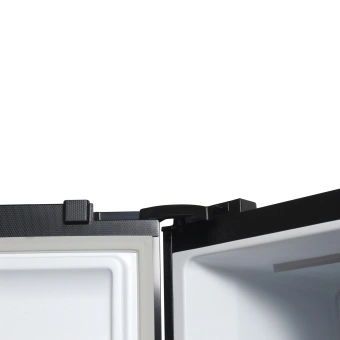 Холодильник Hyundai CS5003F 2-хкамерн. черное стекло - купить недорого с доставкой в интернет-магазине