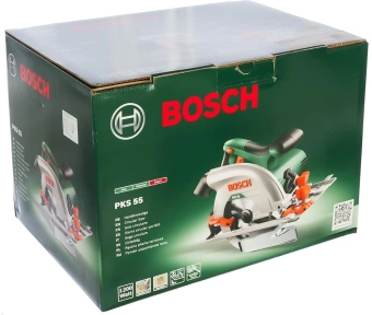 Циркулярная пила (дисковая) Bosch PKS 55 1200Вт (ручная) D диска.:160мм (0603500020) - купить недорого с доставкой в интернет-магазине