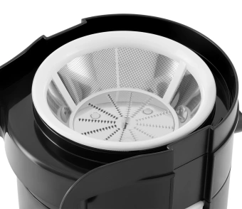 Соковыжималка центробежная Hyundai HY-JE1625 500Вт рез.сок.:450мл. черный/зеленый - купить недорого с доставкой в интернет-магазине