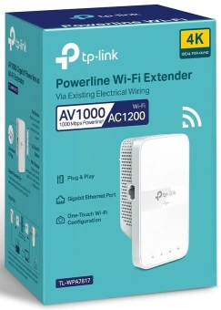 Сетевой адаптер Powerline TP-Link TL-WPA7617 Gigabit Ethernet - купить недорого с доставкой в интернет-магазине