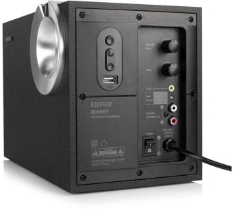 Колонки Edifier M206BT 2.1 черный/черный 34Вт BT - купить недорого с доставкой в интернет-магазине