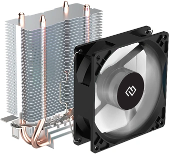 Устройство охлаждения(кулер) Digma D-CPC110-PWM1 90x90x25mm Soc-AM5/AM4/1200/1700/1851 черный 4-pin 23dB Al+Cu 110W 247gr Ret - купить недорого с доставкой в интернет-магазине