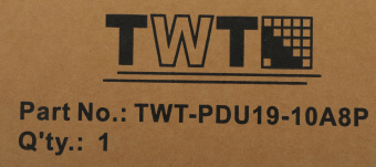 Блок распределения питания Lanmaster TWT-PDU19-10A8P гор.размещ. 8xSchuko базовые 10A - купить недорого с доставкой в интернет-магазине