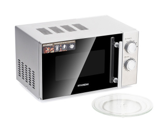Микроволновая Печь Hyundai HYM-M2040 20л. 700Вт нержавеющая сталь - купить недорого с доставкой в интернет-магазине