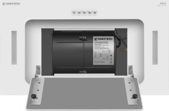 Вытяжка встраиваемая Meferi Ultra INBOX52WH Glass белый управление: кнопочное (1 мотор) - купить недорого с доставкой в интернет-магазине