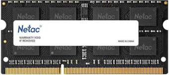 Память DDR3L 4Gb 1600MHz Netac NTBSD3N16SP-04 Basic RTL PC3-12800 CL11 SO-DIMM 260-pin 1.35В single rank - купить недорого с доставкой в интернет-магазине